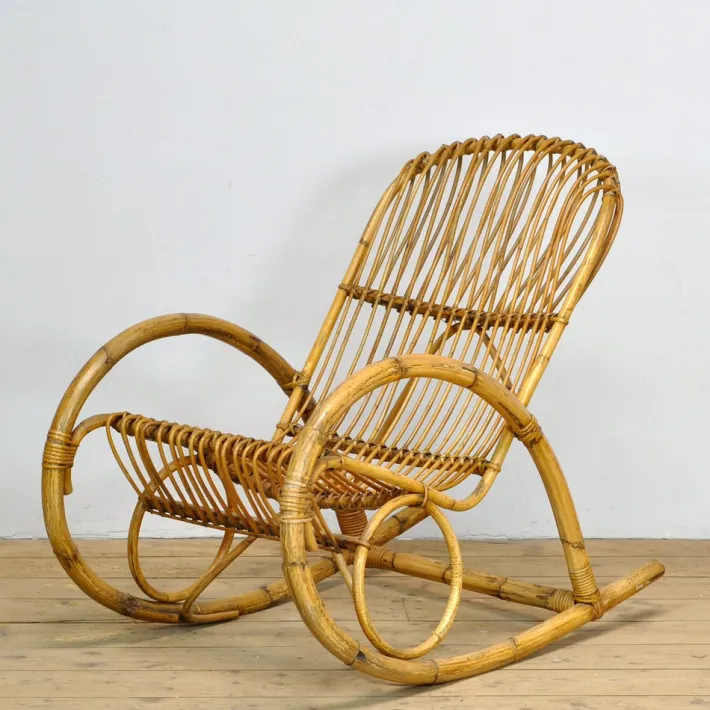 Pamono Rocking Chair by Rohé Noordwolde, 1960s New