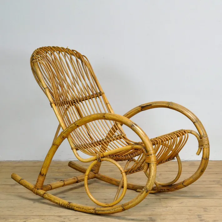 Pamono Rocking Chair by Rohé Noordwolde, 1960s New