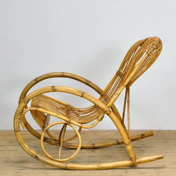Pamono Rocking Chair by Rohé Noordwolde, 1960s New