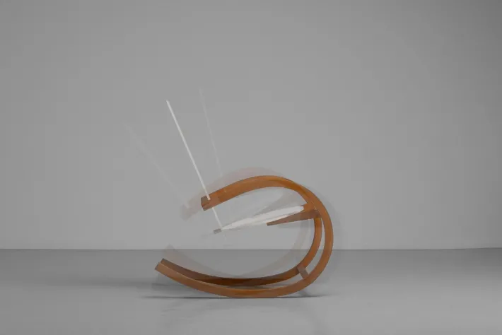Pamono Rocking Chair by Torben Skov for Nordik Andels Eksport, Denmark, 1989 Online