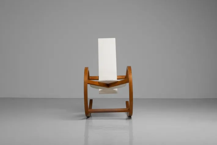 Pamono Rocking Chair by Torben Skov for Nordik Andels Eksport, Denmark, 1989 Online