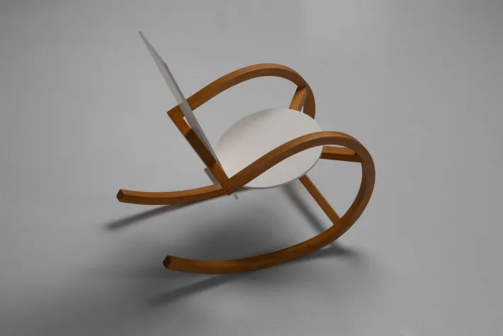 Pamono Rocking Chair by Torben Skov for Nordik Andels Eksport, Denmark, 1989 Online