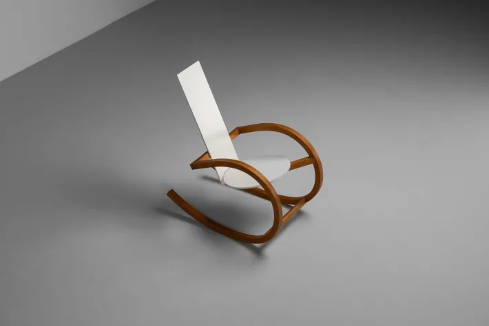 Pamono Rocking Chair by Torben Skov for Nordik Andels Eksport, Denmark, 1989 Online