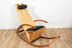 Pamono Rocking Chair from Christophe Walch, 1980s New