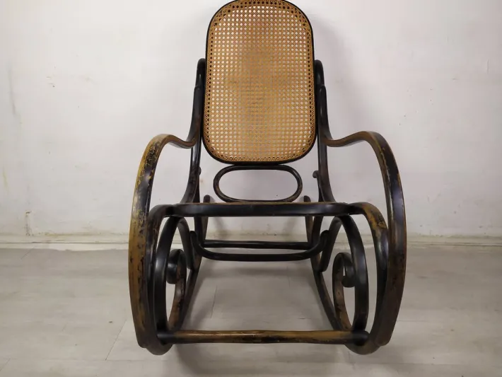 Pamono Rocking Chair from Thonet, 1920s Outlet