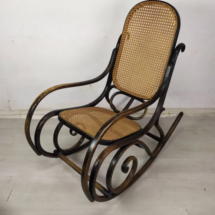Pamono Rocking Chair from Thonet, 1920s Outlet