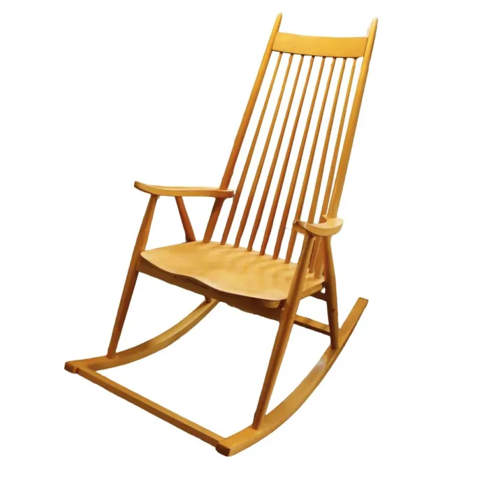Pamono Rocking Chair from Varjonen Puunjalostus, 1960s New