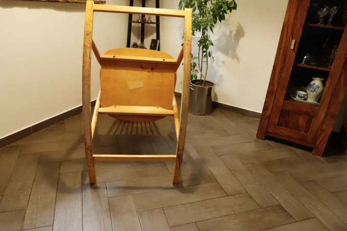 Pamono Rocking Chair from Varjonen Puunjalostus, 1960s New