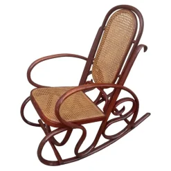 Pamono Rocking Chair in Beech by Michael Thonet Sale