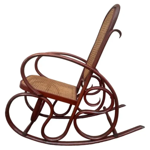 Pamono Rocking Chair in Beech by Michael Thonet Sale