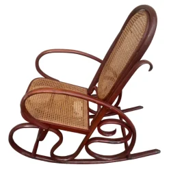 Pamono Rocking Chair in Beech by Michael Thonet Sale