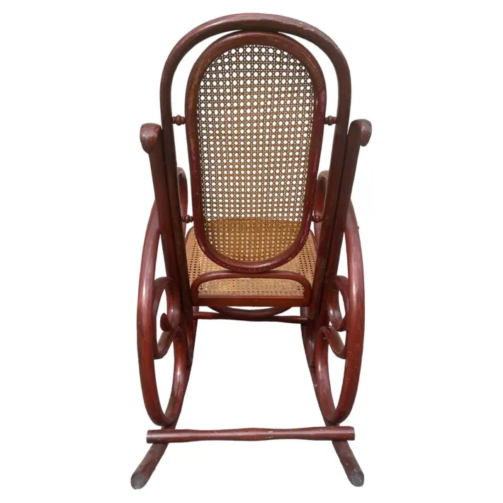 Pamono Rocking Chair in Beech by Michael Thonet Sale