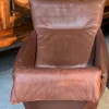 Pamono Rocking Chair in Brown Leather from de Sede, Switzerland, 1970s Outlet