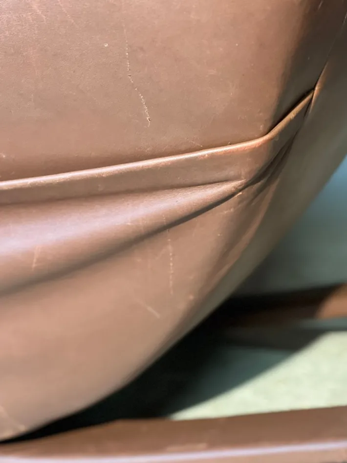 Pamono Rocking Chair in Brown Leather from de Sede, Switzerland, 1970s Outlet