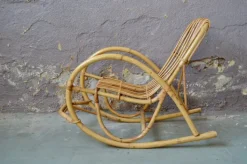 Pamono Rocking Chair in Rattan Discount
