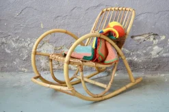 Pamono Rocking Chair in Rattan Discount