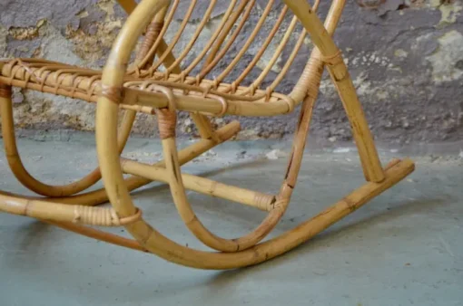 Pamono Rocking Chair in Rattan Discount