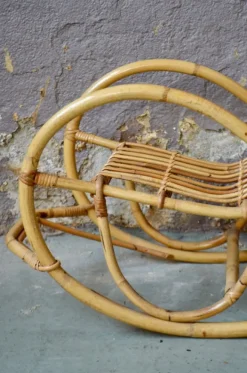 Pamono Rocking Chair in Rattan Discount