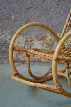 Pamono Rocking Chair in Rattan Discount
