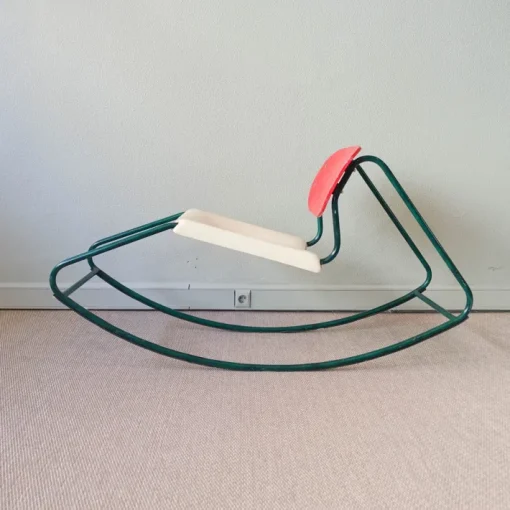 Pamono Rocking Chair in the Style of Dirk Van Sliedrecht, 1960s New
