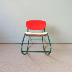 Pamono Rocking Chair in the Style of Dirk Van Sliedrecht, 1960s New