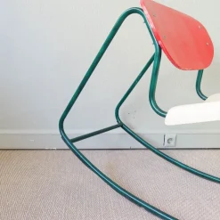 Pamono Rocking Chair in the Style of Dirk Van Sliedrecht, 1960s New