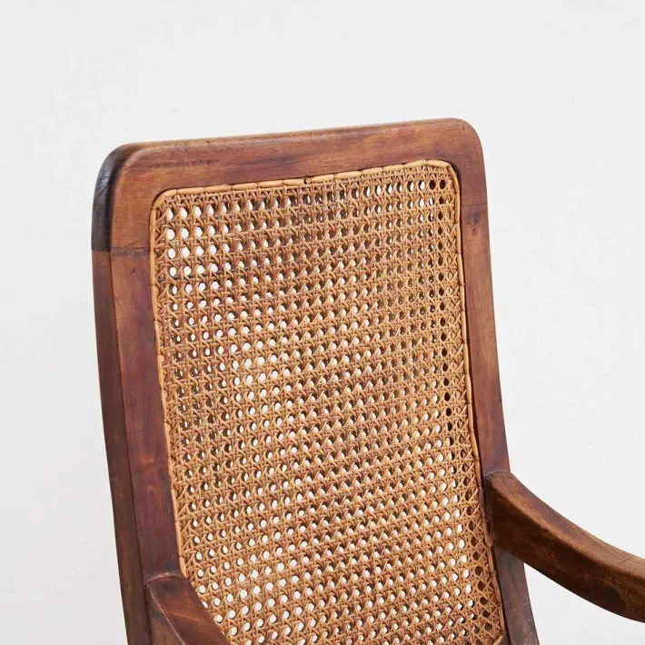 Pamono Rocking Chair in Vienna Straw, 1900s Best