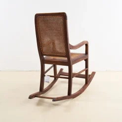 Pamono Rocking Chair in Vienna Straw, 1900s Best