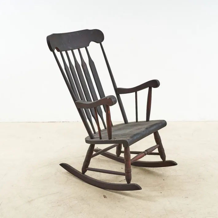 Pamono Rocking Chair in Wood Sale