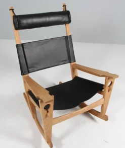 Pamono Rocking Lounge Chair attributed to Hans J. Wegner for Getama, 1970s Best