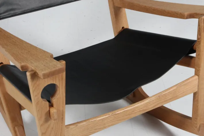 Pamono Rocking Lounge Chair attributed to Hans J. Wegner for Getama, 1970s Best