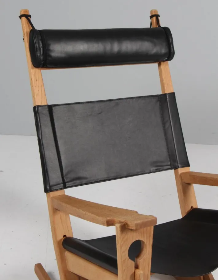 Pamono Rocking Lounge Chair attributed to Hans J. Wegner for Getama, 1970s Best