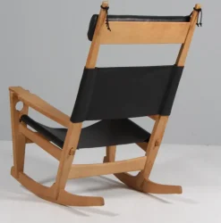 Pamono Rocking Lounge Chair attributed to Hans J. Wegner for Getama, 1970s Best