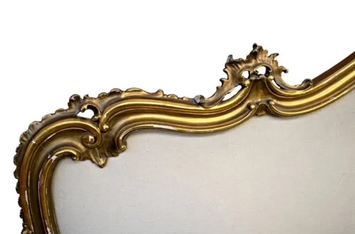 Pamono Rococo Headboard with Bed Frame and Footboard, 1950s Hot