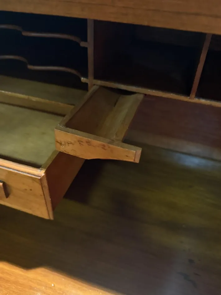 Pamono Roller Shutter Desk, 1890s Sale