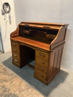 Pamono Roller Shutter Desk, 1890s Sale