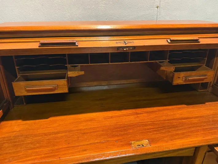 Pamono Roller Shutter Desk, 1890s Sale