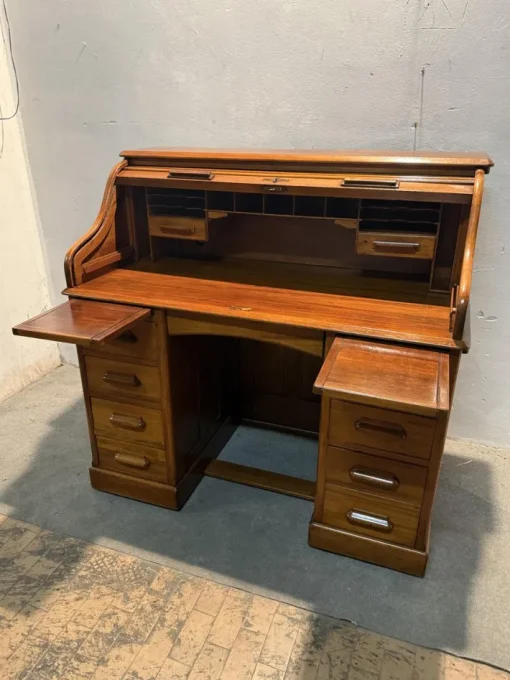 Pamono Roller Shutter Desk, 1890s Sale