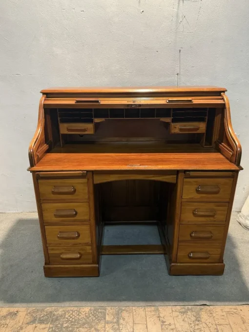 Pamono Roller Shutter Desk, 1890s Sale
