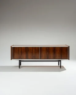 Pamono Rosewood and Metal Sideboard by Georges Frydman, 1960s Hot