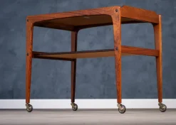 Pamono Rosewood Bar Cart by Edmund Brouer, Denmark, 1970s Best