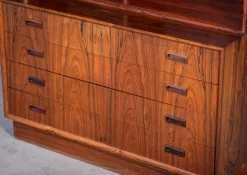 Pamono Rosewood Bookcase with Drawers by Poul Hundevad, Denmark, 1960s Best