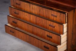 Pamono Rosewood Bookcase with Drawers by Poul Hundevad, Denmark, 1960s Best