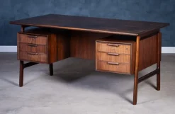 Pamono Rosewood Desk by Gunni Omann for Omann Jun Møbelfabrik, 1960s Sale