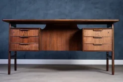 Pamono Rosewood Desk by Gunni Omann for Omann Jun Møbelfabrik, 1960s Sale