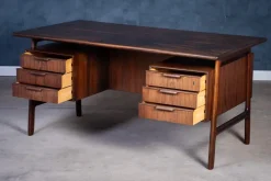 Pamono Rosewood Desk by Gunni Omann for Omann Jun Møbelfabrik, 1960s Sale