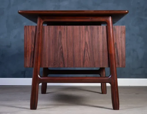 Pamono Rosewood Desk by Gunni Omann for Omann Jun Møbelfabrik, 1960s Sale