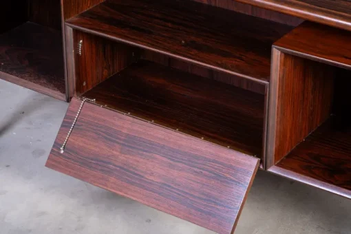 Pamono Rosewood Desk by Gunni Omann for Omann Jun Møbelfabrik, 1960s Sale