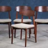 Pamono Rosewood Dining Chairs by Harry Østergaard for Randers Møbelfabrik, 1960s, Set of 4 Outlet