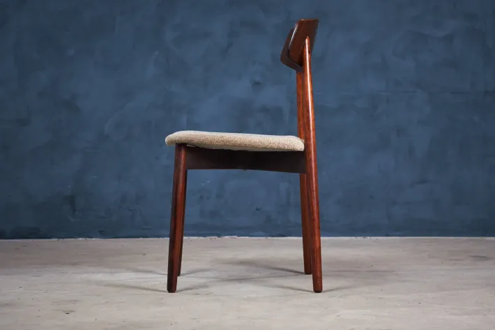 Pamono Rosewood Dining Chairs by Harry Østergaard for Randers Møbelfabrik, 1960s, Set of 4 Outlet